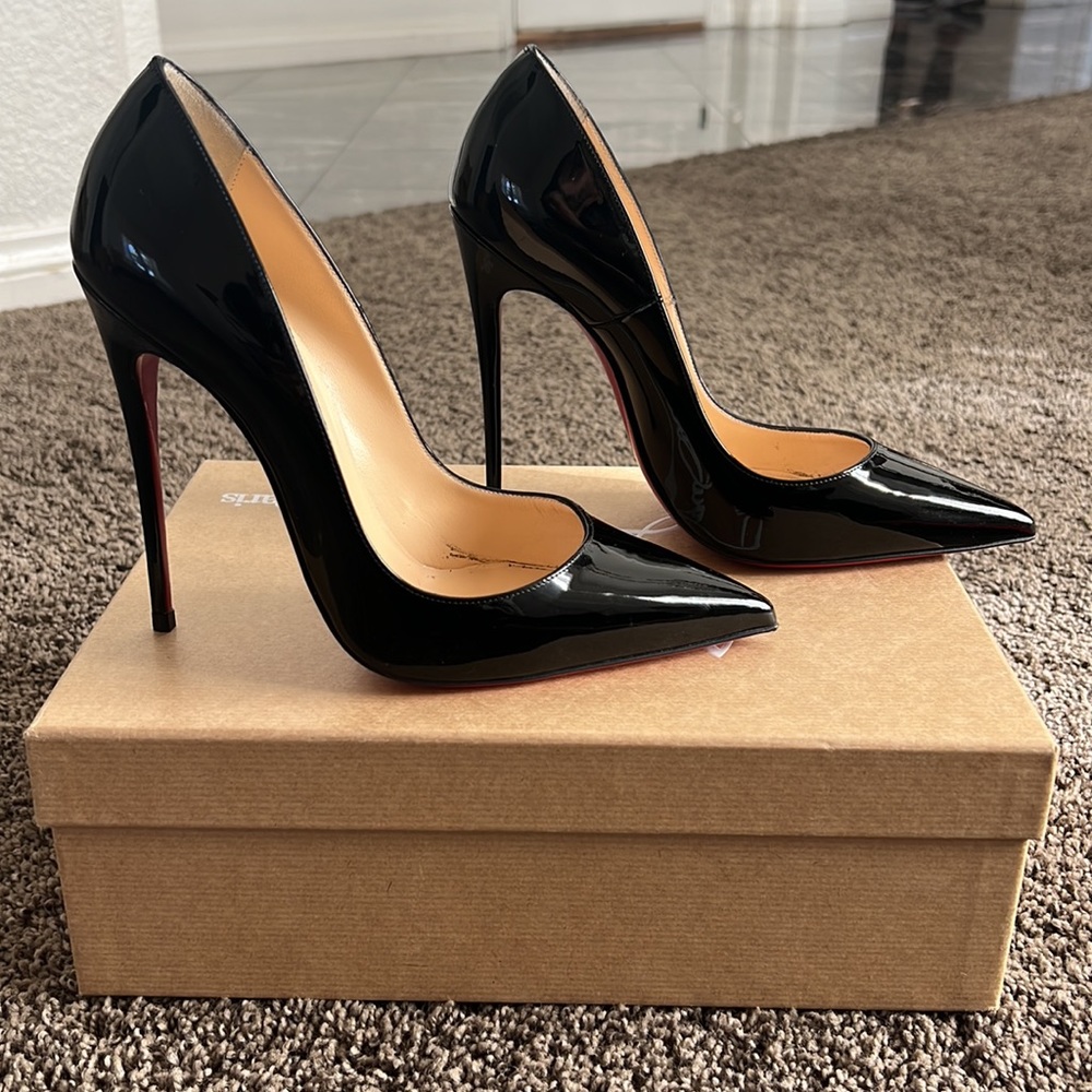 LOUBOUTIN SO KATE 120 PATENT